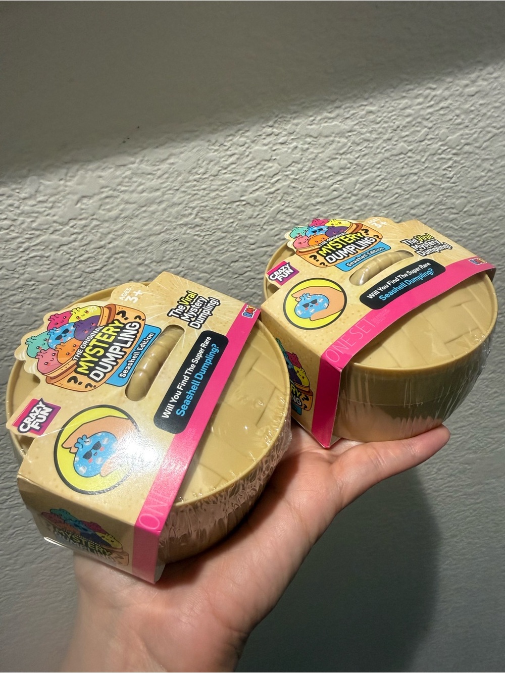 Bundle of 2 Viral Mystery Dumplings. Seashell Edition. RMS. SUPER RARE. NEW.
